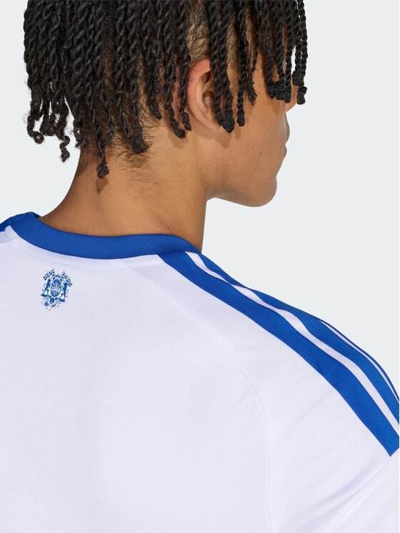 adidas adidas Koszulka techniczna 171194 Biały Slim Fit