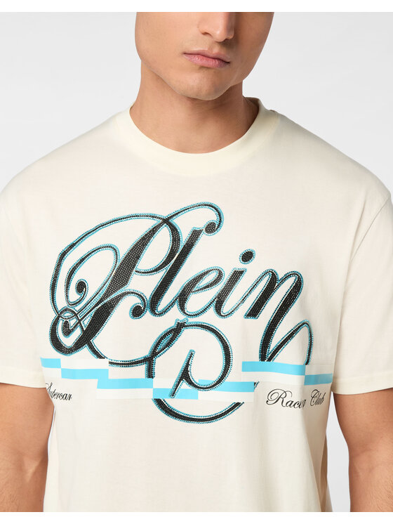 PHILIPP PLEIN PHILIPP PLEIN T-Shirt 24925 Biały Regular Fit