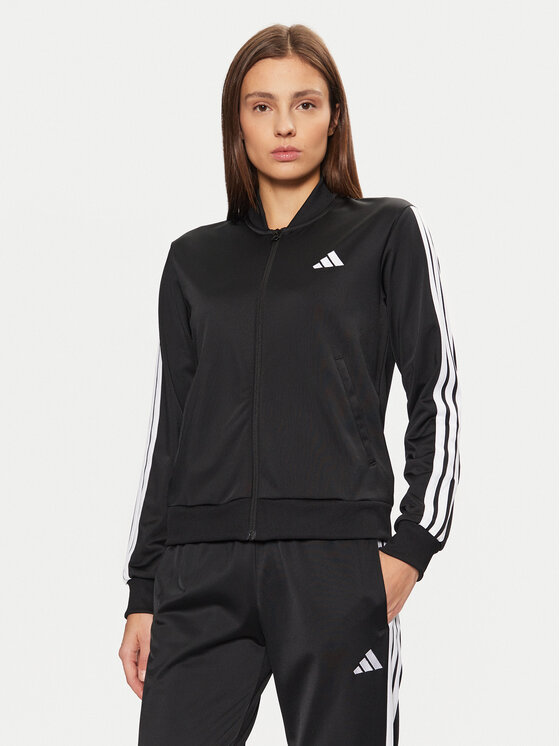 adidas adidas Спортивний костюм Essentials 3-Stripes JD5434 Чорний Regular Fit