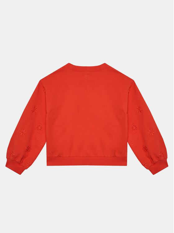 United Colors Of Benetton United Colors Of Benetton Pulóver 3BC1C10ID Piros Regular Fit
