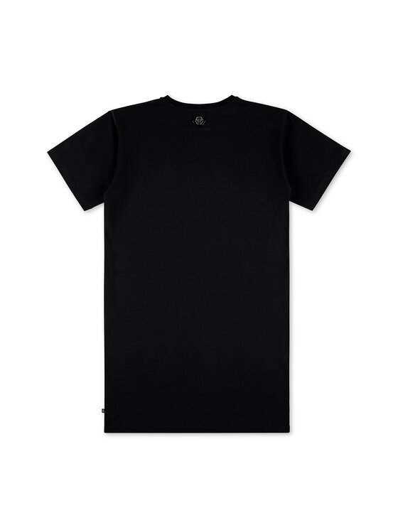PHILIPP PLEIN PHILIPP PLEIN Sukienka codzienna 1953 Czarny Basic Fit