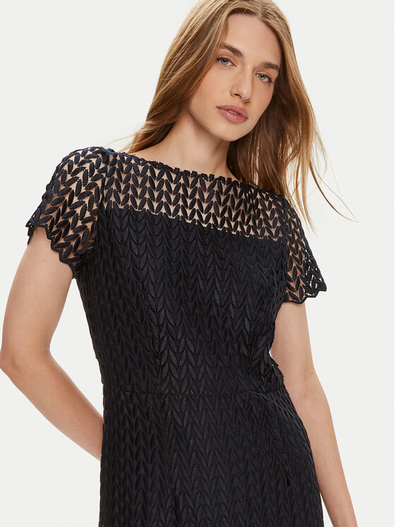 Joseph Ribkoff Joseph Ribkoff Sukienka koktajlowa 242704 Granatowy Regular Fit