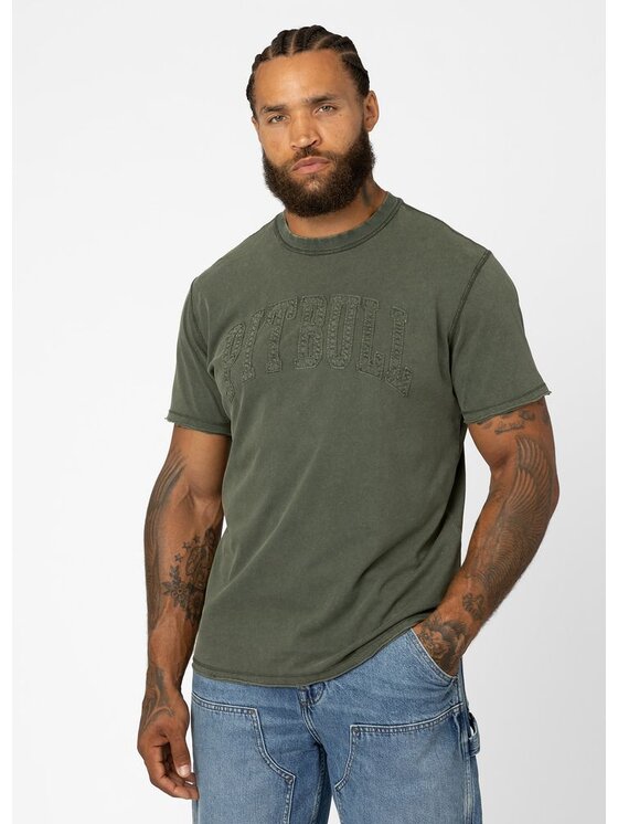 PITBULL PITBULL T-Shirt NORTON APP Zielony Regular Fit