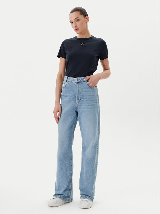 BOSS BOSS T-särk C_Elogo_21 50540260 Tumesinine Slim Fit