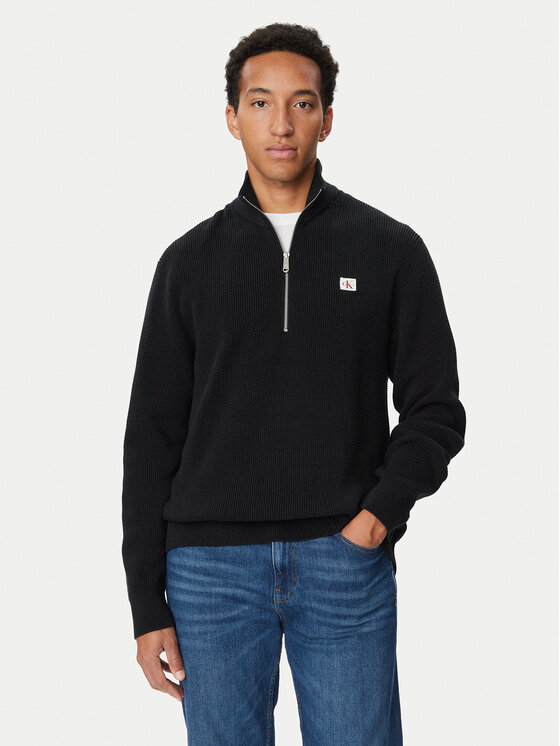Calvin Klein Jeans Calvin Klein Jeans Sweter LV04RH327G Czarny Regular Fit