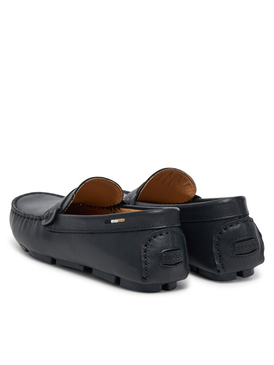 BOSS BOSS Mokasyny J51651 S Granatowy