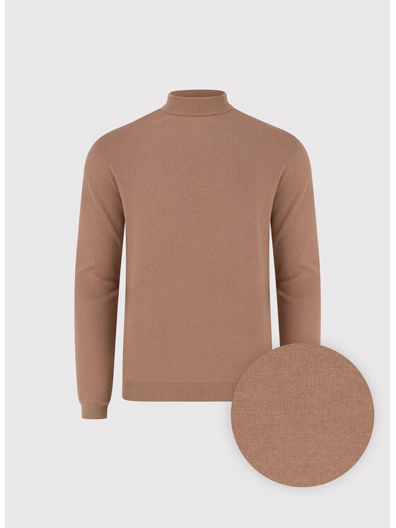 Pako Lorente Pako Lorente Sweter P26WN-2X-009 Brązowy Regular Fit