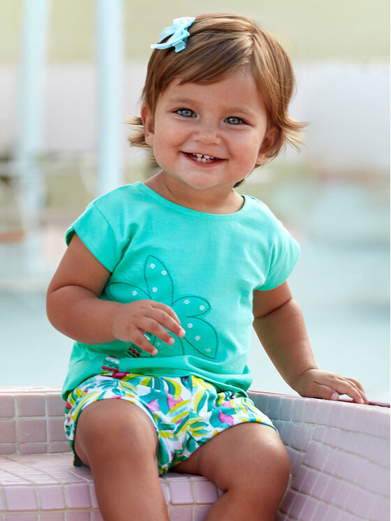 Mayoral Mayoral Set Top und Shorts 1231 Bunt Regular Fit
