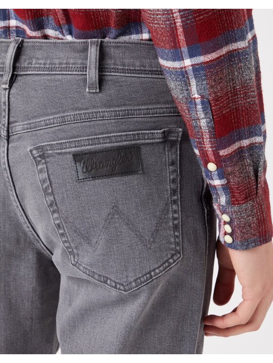 Wrangler Wrangler Jeansy TEXAS Szary Straight Fit