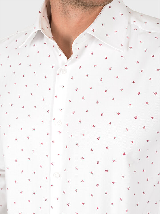Evenemen Evenemen Koszula STAMPA K76558 Biały Slim Fit