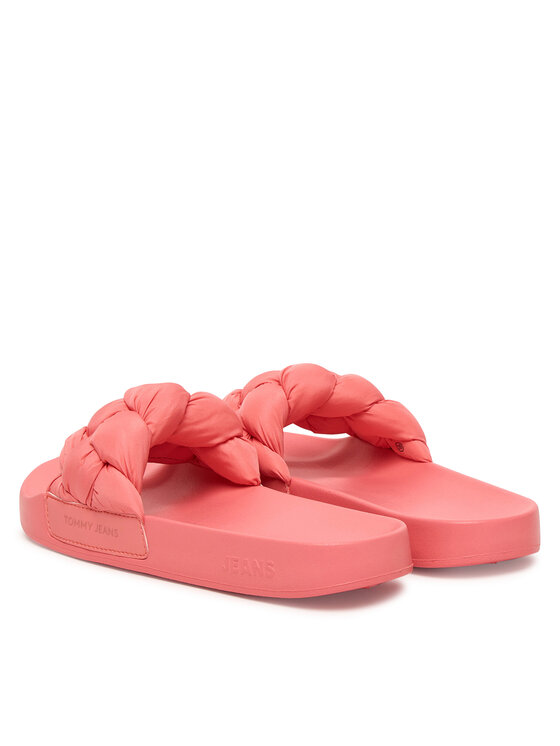 Tommy Jeans Tommy Jeans Plätud Tjw Braided Slides EN0EN02975 Roosa