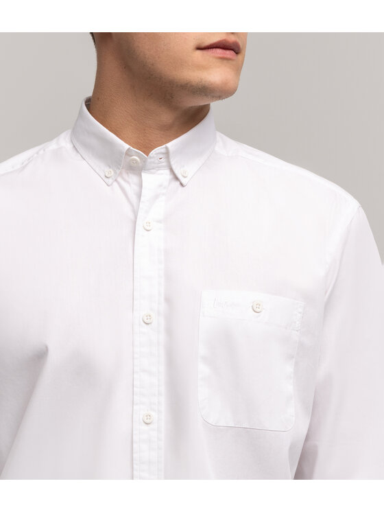 Lee Cooper Lee Cooper Koszula NEW TENBY Biały Comfort Fit