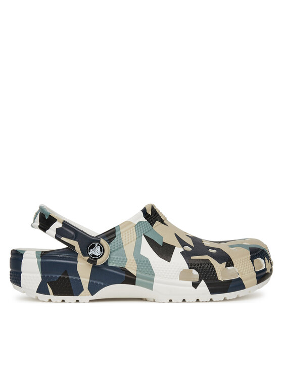 Şlapi Crocs Geo Camo Clog 211009 Colorat