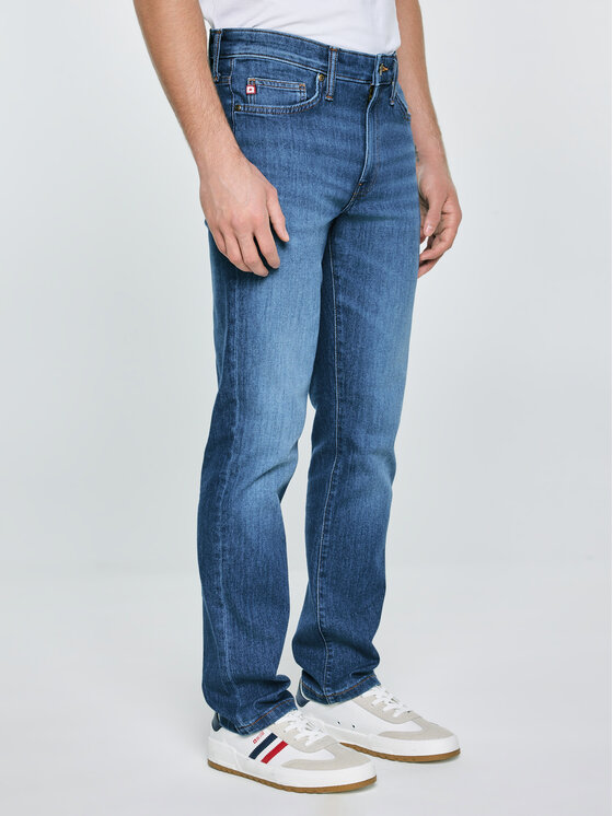 BIG STAR BIG STAR Jeansy TERRY HIGH WAIST Granatowy Slim Fit