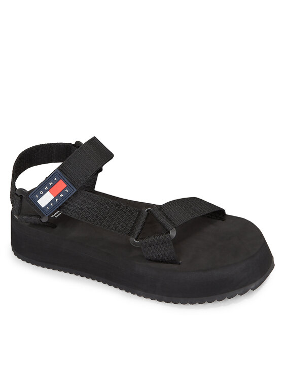 Tommy Jeans Tommy Jeans Sandale Tjw Eva Sandal EN0EN02466 EN0EN02466 Negru