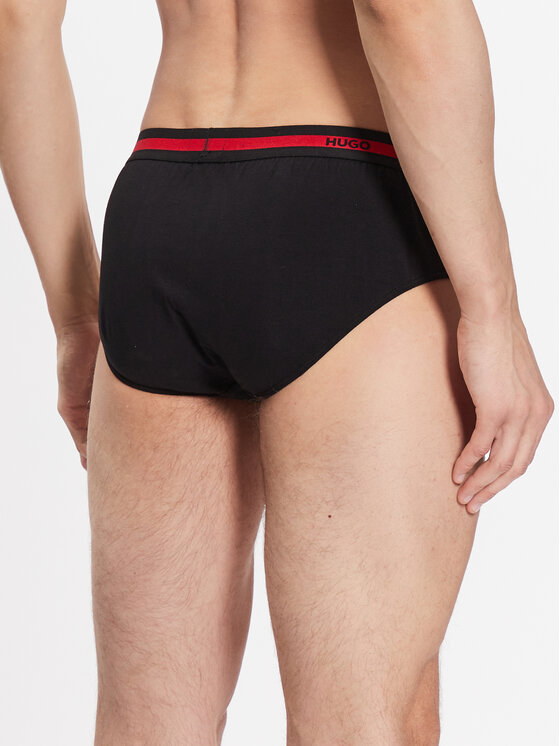 HUGO Hugo Set od 3 para muških slip gaća 50492378 Crna