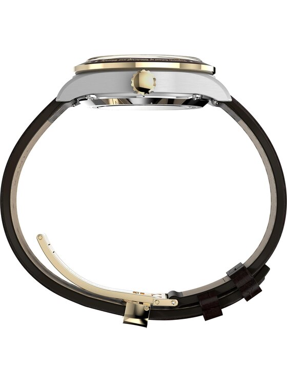 Timex Timex Zegarek TW2Y75500 Brązowy