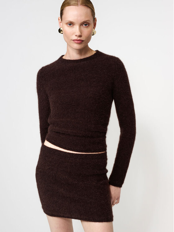 La Mania La Mania Maglione IRIS Marrone Classic Fit
