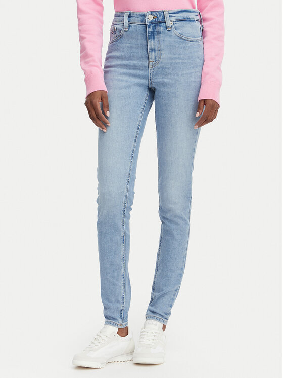 Tommy Jeans Tommy Jeans Traperice DW0DW23080 Plava Slim Fit