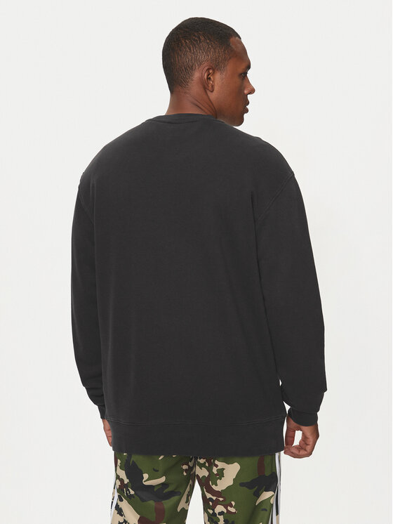 adidas adidas Bluza adicolor Outline Trefoil IU2350 Czarny Loose Fit