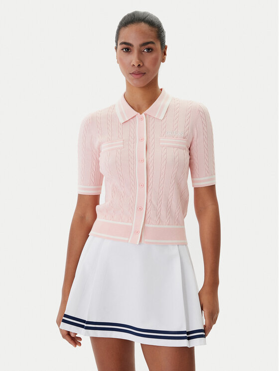 Guess Guess Ζακέτα V6RR02 Z4652 Ροζ Regular Fit