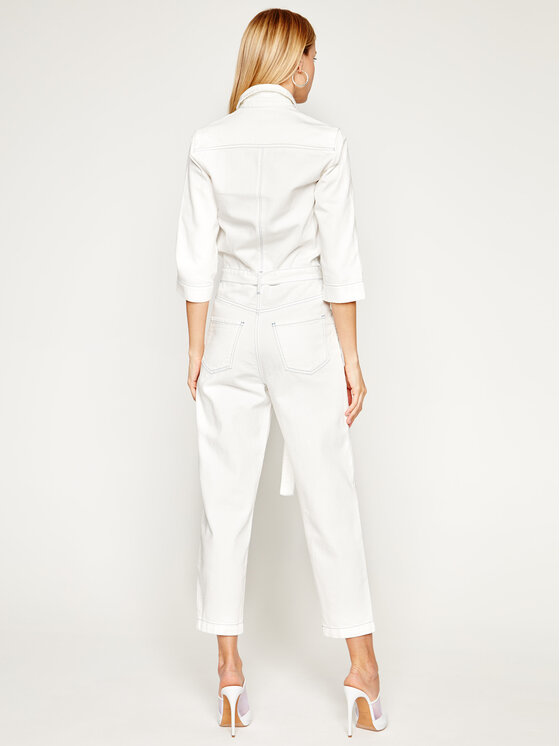 PINKO Pinko Ολόσωμη φόρμα Zena Tuta PE 20 PDEN 1J10EN Y641 Λευκό Regular Fit