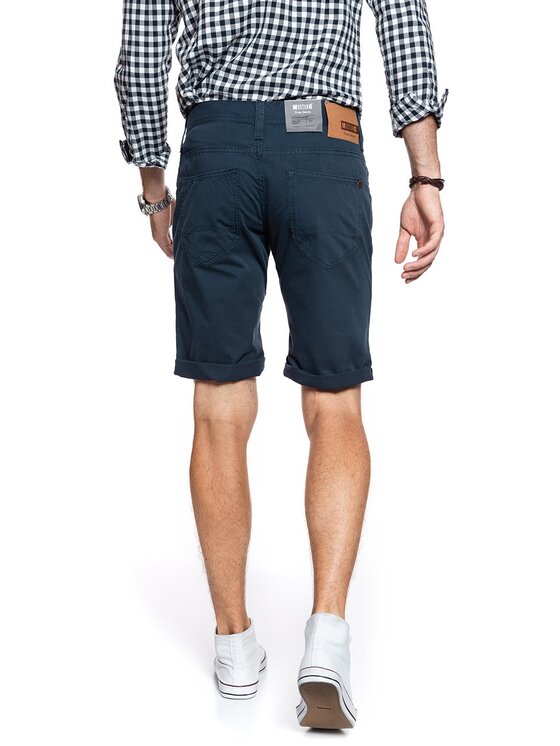 Mustang Mustang Pantaloncini di tessuto CHICAGO SHORT Blu Slim Fit