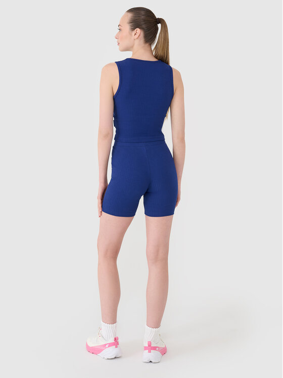 4F 4F Szorty sportowe MIDSHOP TEXTILE Granatowy Slim Fit