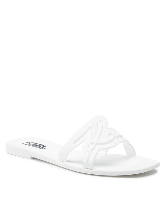 KARL LAGERFELD KARL LAGERFELD Παντόφλες KL80008 Λευκό