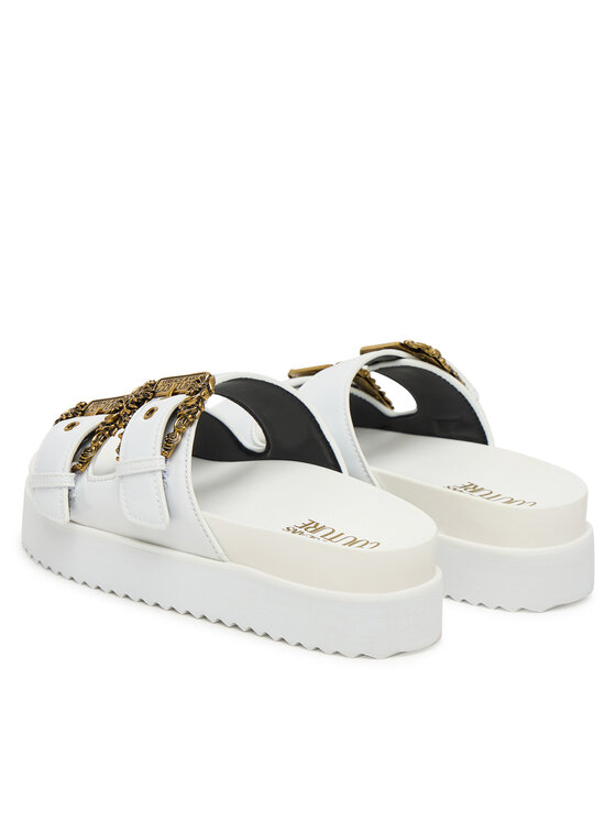 Versace Jeans Couture Versace Jeans Couture Šľapky 80VA3SM1 ZS190 3 Biela