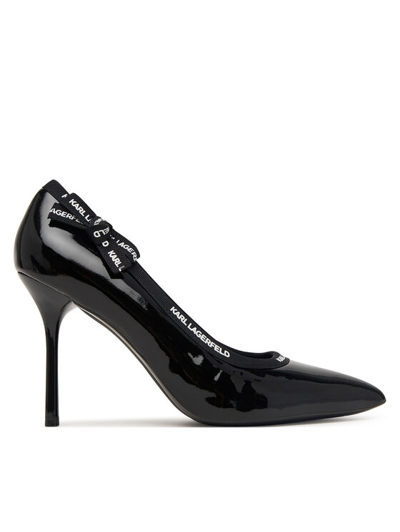 KARL LAGERFELD Pantofi cu toc subțire KL30908R Negru