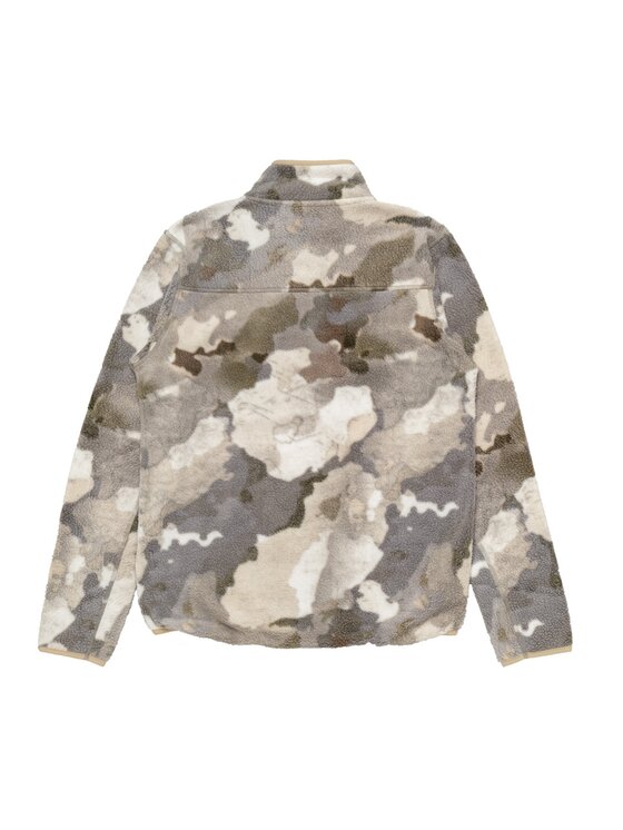 Colourwear Colourwear Bluza Bluza sherpa męska Colourwear Snap Pile Beżowy Relaxed Fit