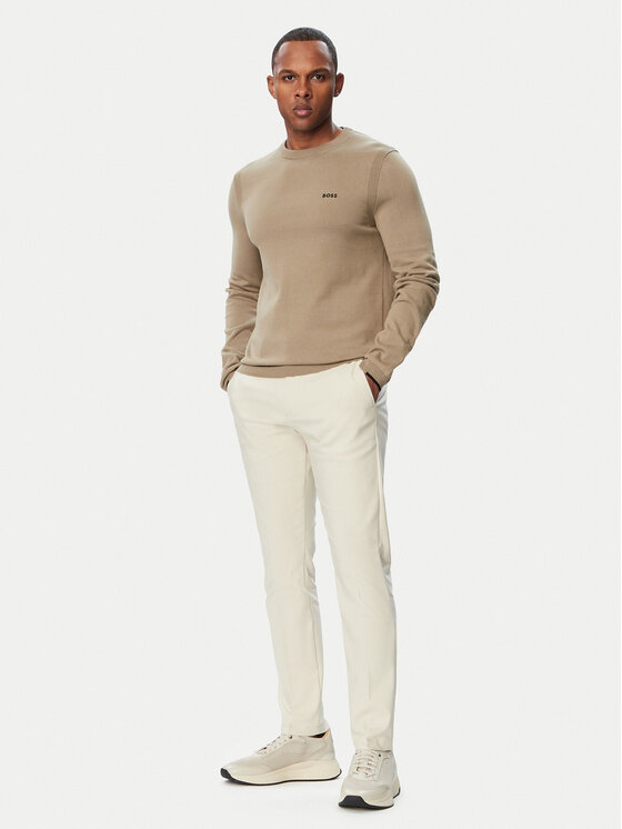 BOSS BOSS Pantaloni chino TR_CommuterSL NextCo 50569813 Bej deschis Slim Fit