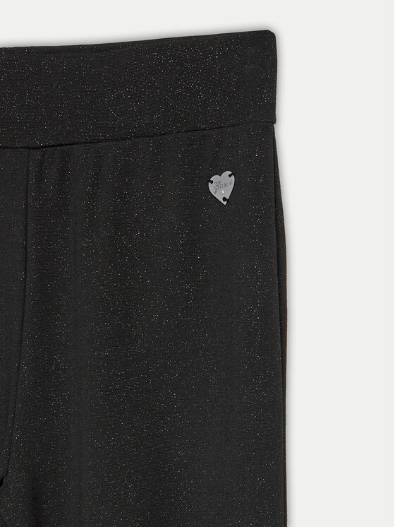 Guess Guess Hlače J4BB09 KBYJ0 Crna Regular Fit