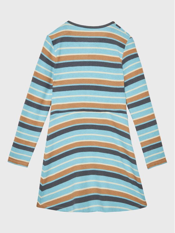 United Colors Of Benetton United Colors Of Benetton Haljina za svaki dan 3FVTCV008 Plava Regular Fit