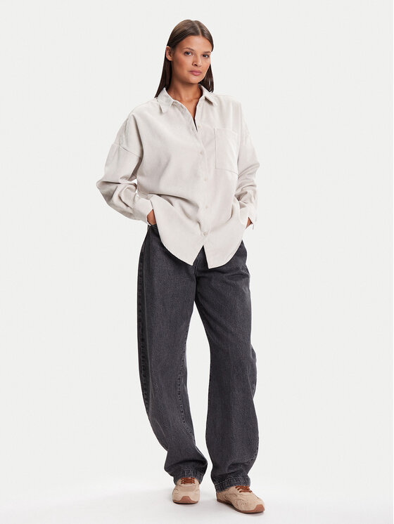 Vero Moda Vero Moda Marškiniai Sanne 10317194 Smėlio Oversize