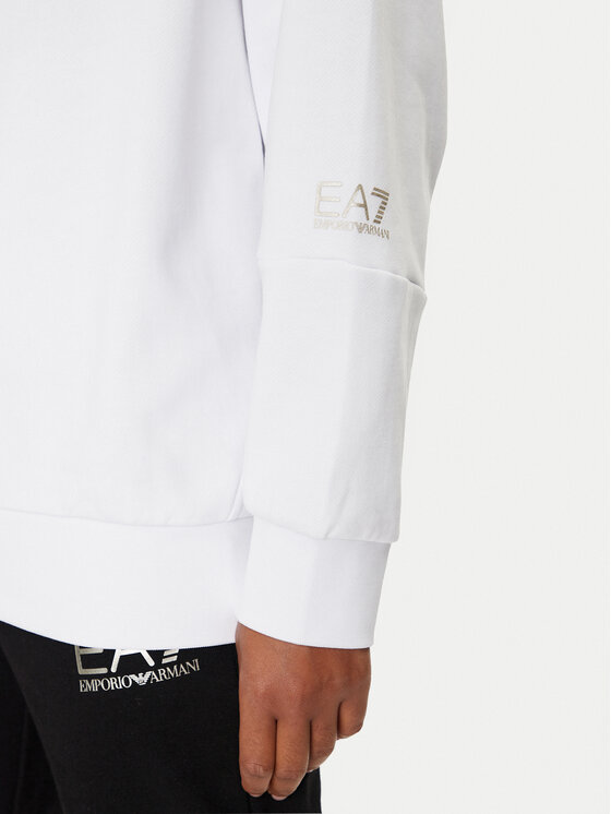 EA7 Emporio Armani Sweatshirt 3DTM02 TJSYZ 0101 Blanc Regular Fit