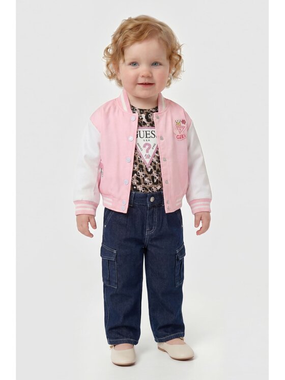 Guess Kids Guess Kids Spodnie materiałowe 183395 Niebieski Regular Fit