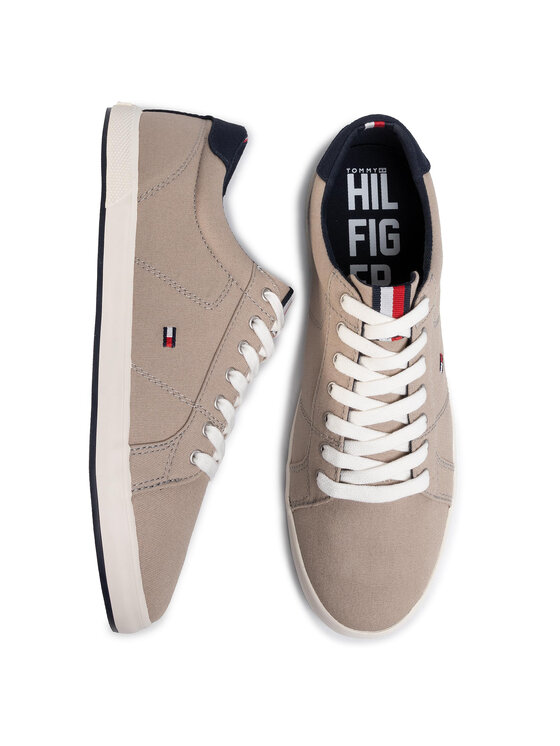 Tommy Hilfiger Tommy Hilfiger Teniși Iconic Long Lace Sneaker FM0FM01536AEP Bej