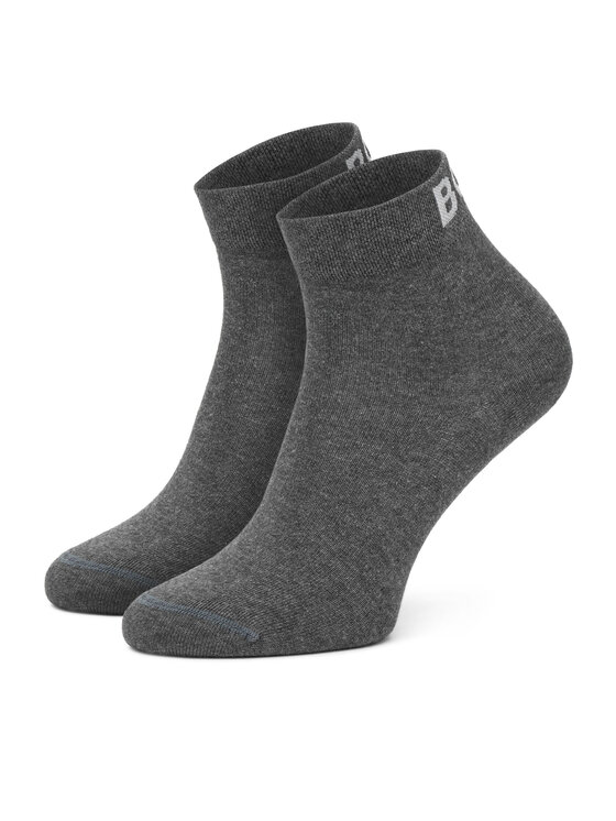 BOSS BOSS 2er-Set hohe Damensocken 2P SH Logo CC 50502066 Grau