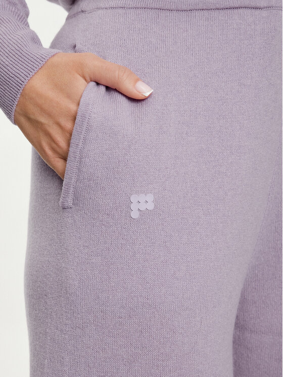 Pangaia Pangaia Παντελόνι φόρμας Archive Recycled Cashmere Μωβ Loose Fit