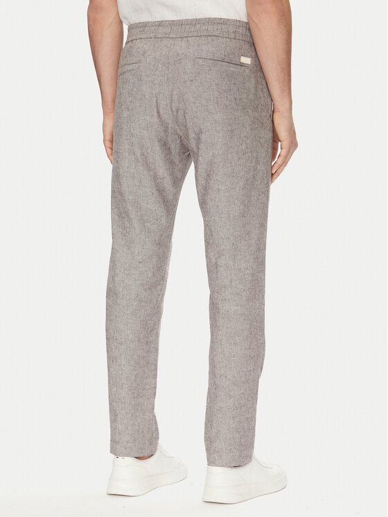 BOSS BOSS Kalhoty z materiálu Sanderson-L 50536881 Hnědá Regular Fit