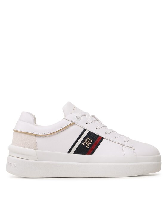 Tommy Hilfiger Tommy Hilfiger Αθλητικά Corp Webbing Court Sneaker FW0FW07387 Λευκό