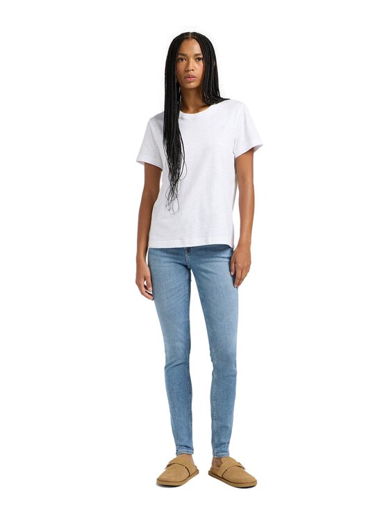 Lee Lee Jeansy 112363821 Niebieski Skinny Fit