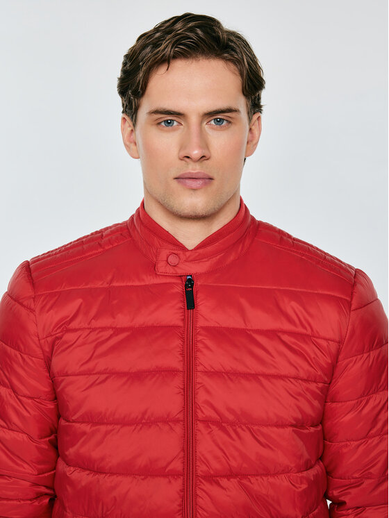 BIG STAR BIG STAR Kurtka zimowa KAMILOS Czerwony Basic Fit