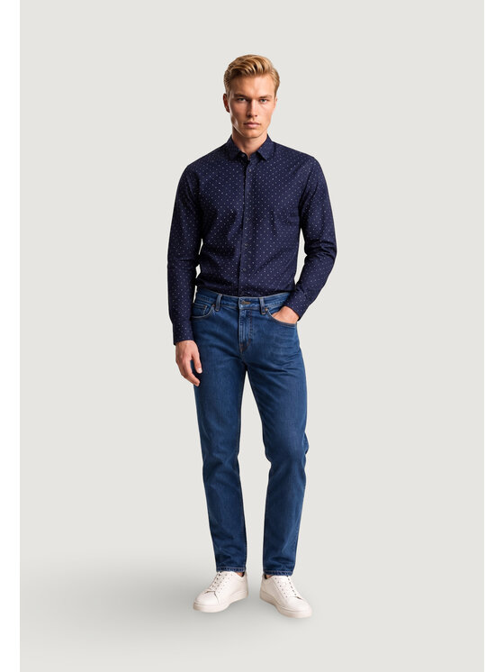 Armani Exchange Armani Exchange Koszula XM000625 AF13184 Niebieski Casual Fit