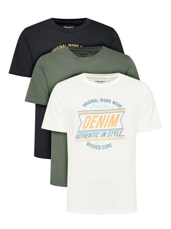 Blend Blend Komplet t-shirtów 20718785 Kolorowy Regular Fit