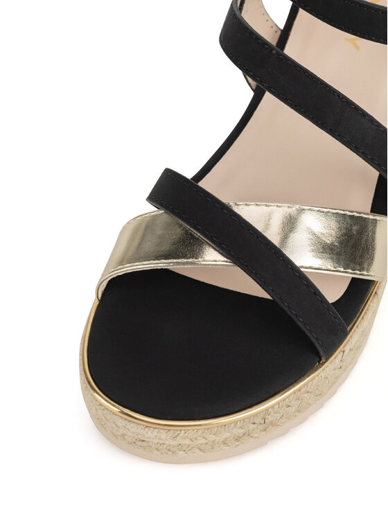 JENNY JENNY Espadryle LB-P1092-YLD Czarny