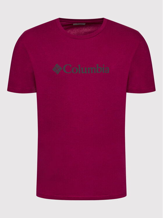 Columbia Columbia T-Shirt Basic Logo 1680053 Μωβ Regular Fit