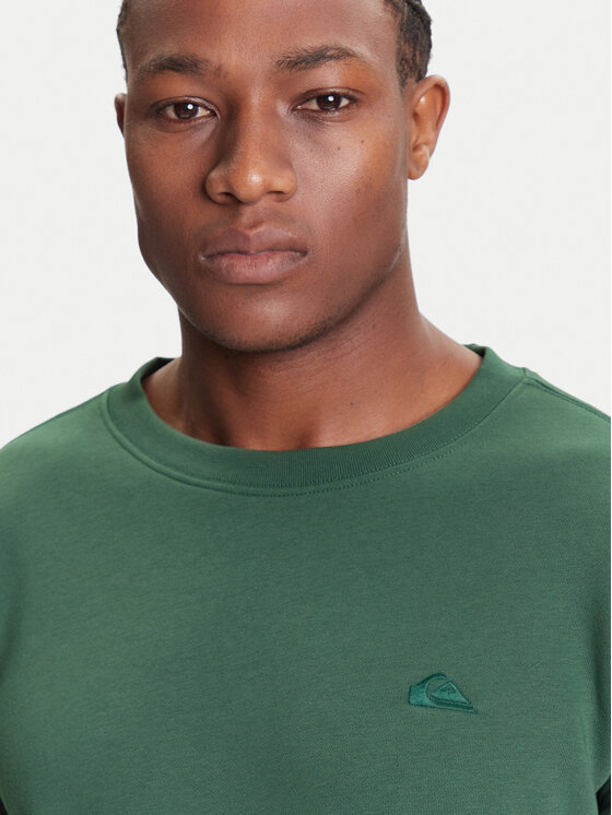 Quiksilver Quiksilver Bluză Salt Water Crew EQYFT05158 Verde Regular Fit